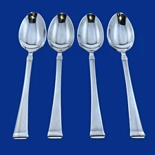 Mikasa HARMONY Stainless Flatware 18/10 CHINA - Set of 4 Place Oval Soup Spoons