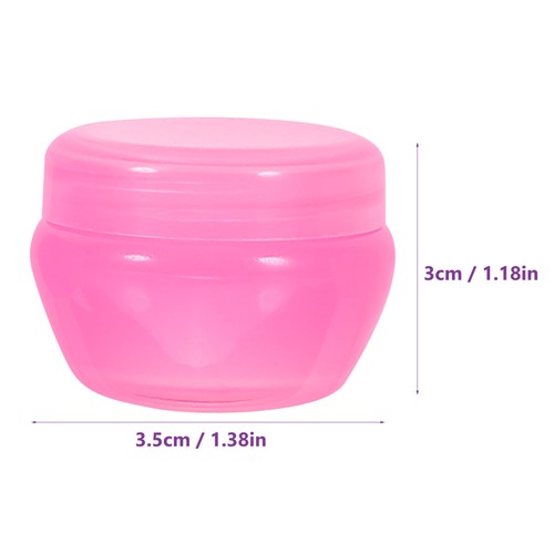 Tarro de viaje de crema facial de 10 piezas contenedor vacío de plástico Miss botella pequeña - Imagen 10 de 12