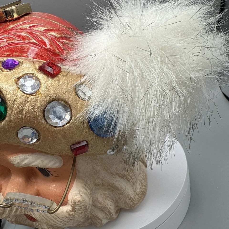 BOLSO CLUTCH TIMMY WOODS DORADO MÚLTIPLES JOYAS TALLADO SANTA CLAUS Foto 4 de 4