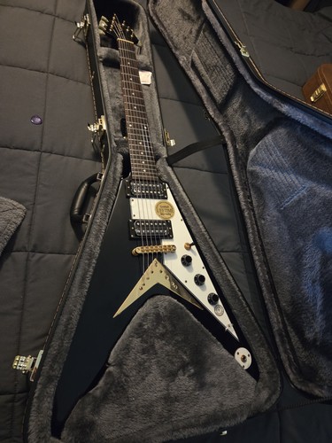 2000 Epiphone Flying V Korina 7 String With Hardshell Case Rare