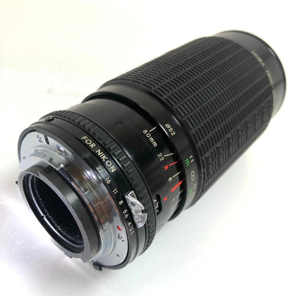 [Exc+5] SIGMA HIGH-SPEED f/3.5-4 80-200mm ZOOM-C, MF, monture Nikon F, du Japon - Photo 2/4