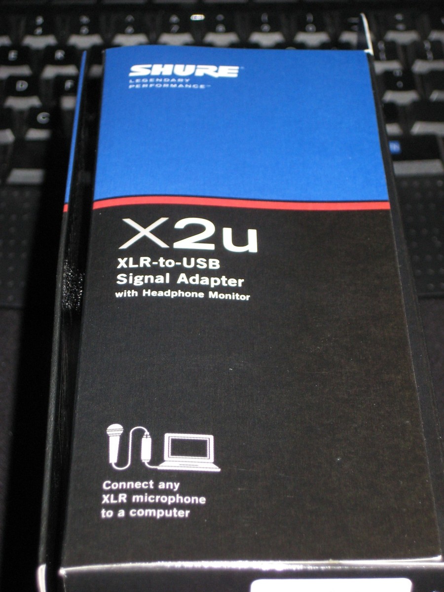 SHURE X2U XLR-USBアダプター 美品 Shure X2u XLR-to-USB Microphone Adapter | Guitar Center