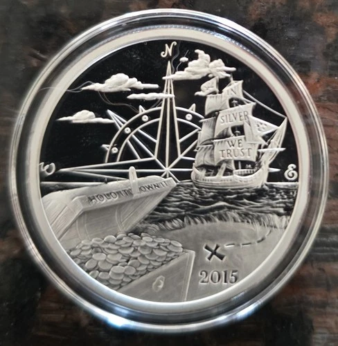 2015 Silver 1 oz FINDING SILVERBUG ISLAND - Proof-Like - #151