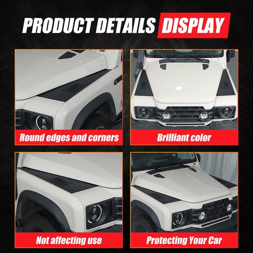 Engine Hood Guard Plate Panel Cover Kits For INEOS Grenadier 2023-26 Accessories - Picture 14 of 22