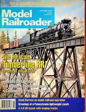 Model Railroader Magazine October 1995 HO scale Timberline RR Drama in 12x17