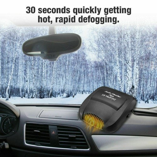 Portable Electric Car Heater 12V 500W Heating Fan Defogger Defroster Demister - Picture 35 of 47