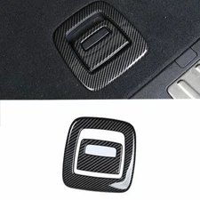 For BMW X5 19-21 Steel Carbon Fiber Back Door Tailgate Handle Switch Cover Trim