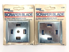 2x Hyde Tools 11130 4-Edge Scraper Replacement Blade 2-1/2" Vtg NOS