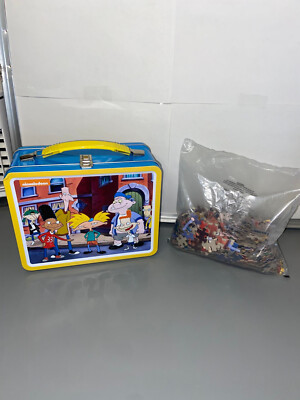 Hey Arnold! Tin Metal Lunchbox w/ 500 Piece Sealed Puzzle