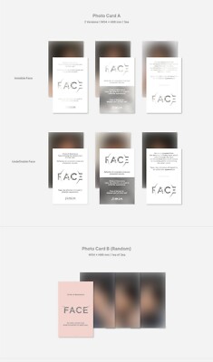 JIMIN BTS - FACE [Invisible Face+Undefinable Face ver. SET