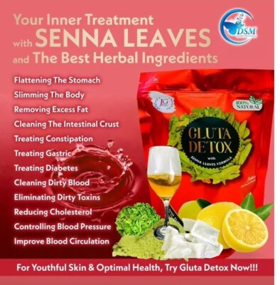 Gluta Detox Tea With Senna Leaves Tariff Free !!