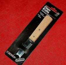 Aronson Stainless Steel Clam Oyster Knife Wood Oak Handle