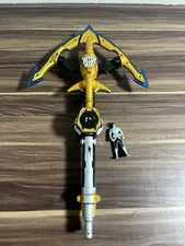 BANDAI DX Power Rangers Super Megaforce Gokaiger Silver GOKAI SPEAR & ranger key