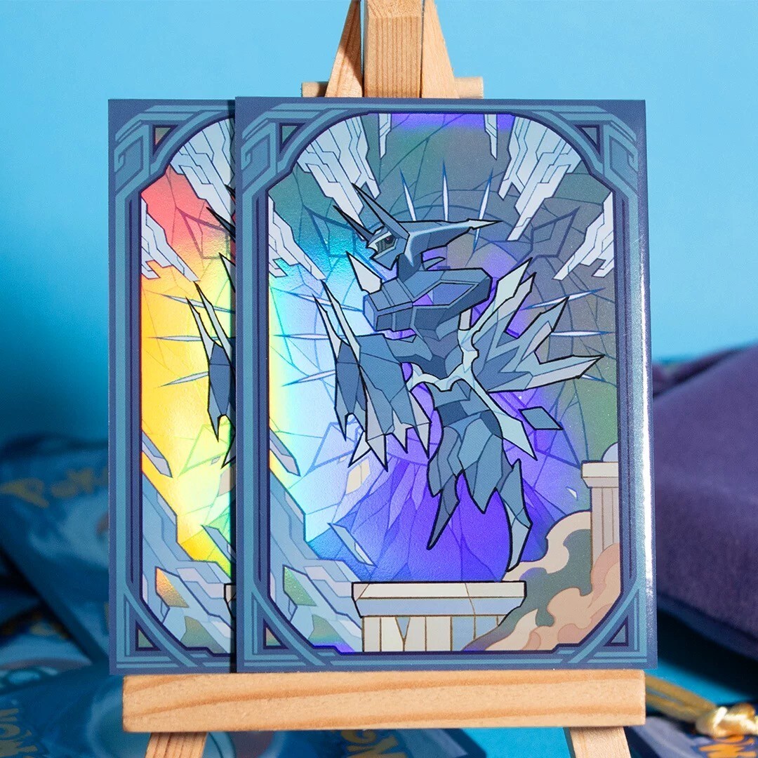 64pcs Trading Card Pokémon Dialga PTCG Card Sleeves 66X91mm
