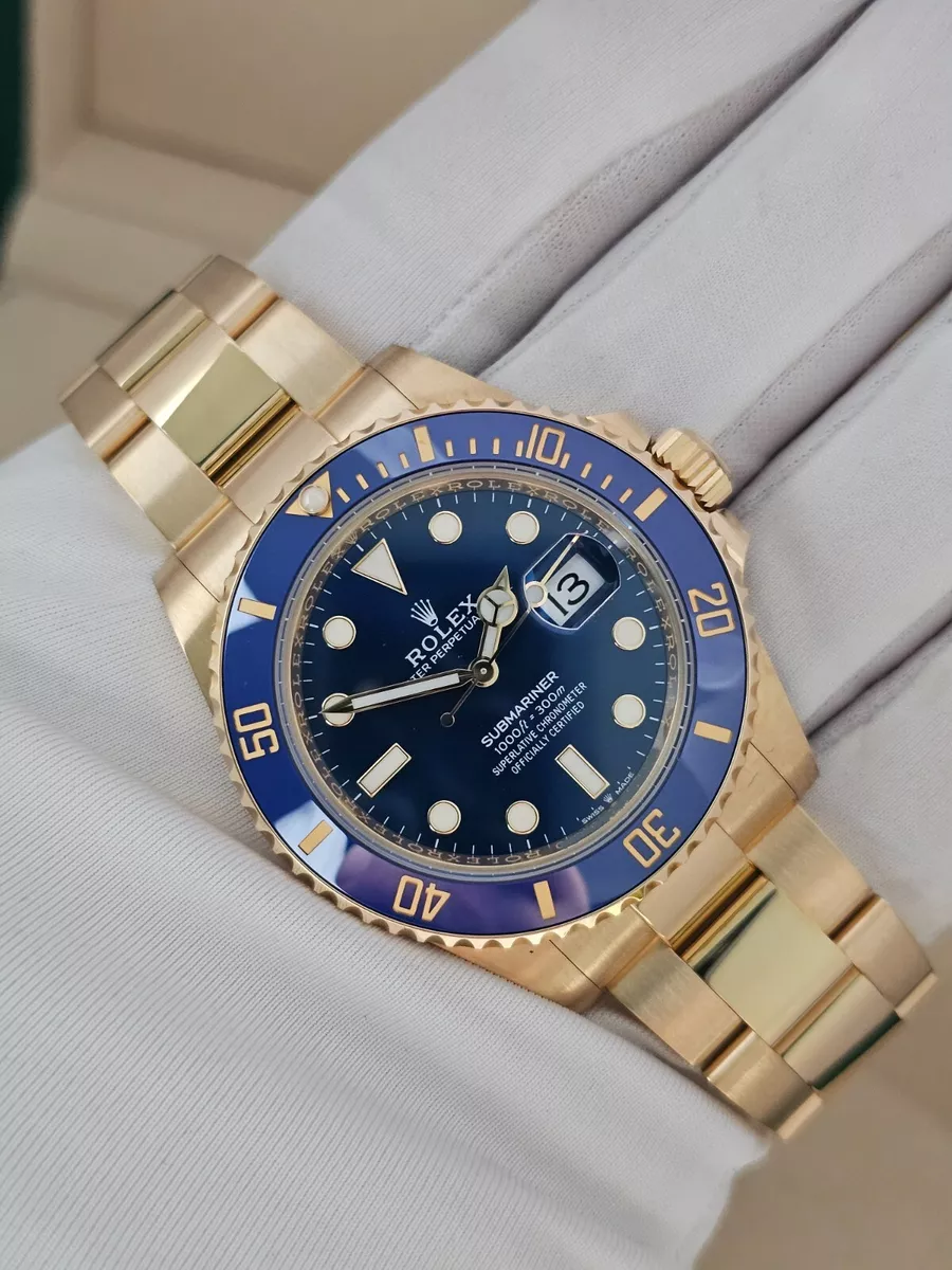 Submariner 18k gold hot sale