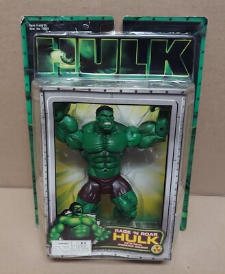 Marvel Hulk Movie Rage 'N Roar Figure New Toy Biz 2003