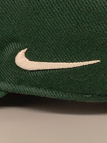 Michigan State Spartans Hat Cap Fitted Small Medium Green Nike NCAA Sparty Gruff - Picture 4 of 15