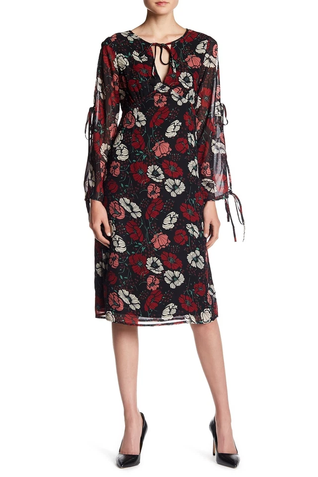 Vestido para mujer Lucca Couture 155643 Madelyn estampado manga recortada talla Pequeño Foto 2 de 3