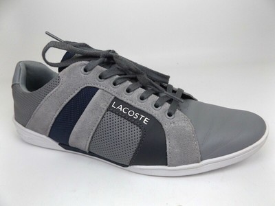 Lacoste Chaymon Club 120 Fashion Sneakers Size 7.0 M, Grey/Black, Leather  19712 | eBay