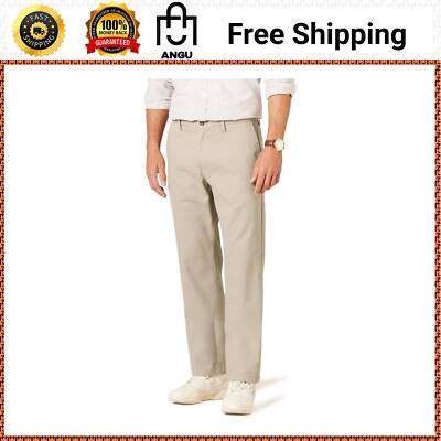 Men'S Classic-Fit Wrinkle-Resistant Flat-Front Chino Pant , Khaki Brown 29Wx32L