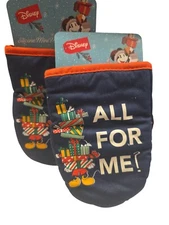 Disney Potholders Silicone Mini Cooking Mitt Pot Holder Set Christmas Oven Mitts