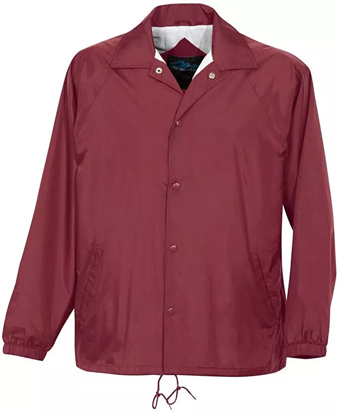 Coach jacket shop maroon