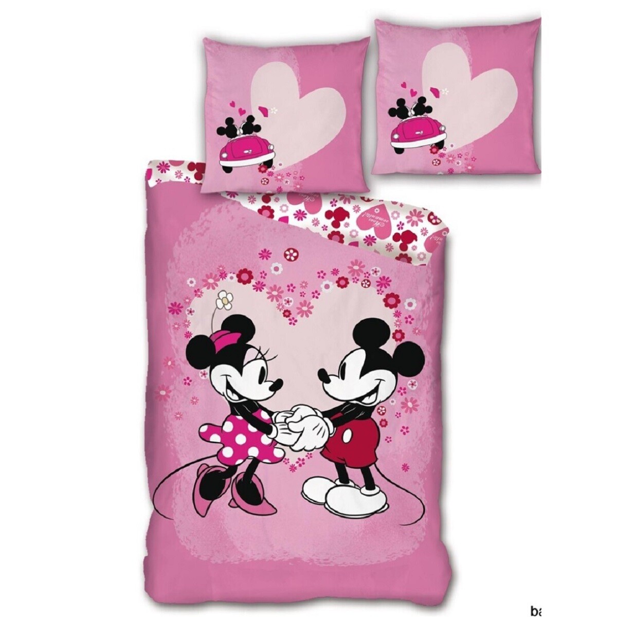 Disney Mickey - Minnie Bettwsche-Набор микрофасадок Bettbezug размером 140x200 см и 63x63 7690₽