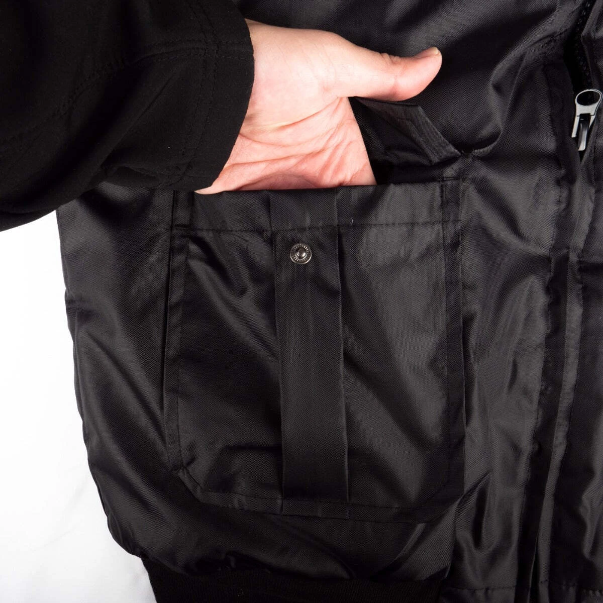 Watch-Guard Bomber Jacket (Black) image 7