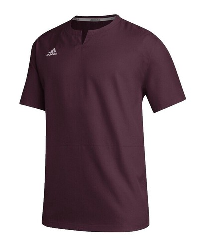 Lightweight Mélange Quarter-Zip Men's Pullover - Adidas A475 - River Signs