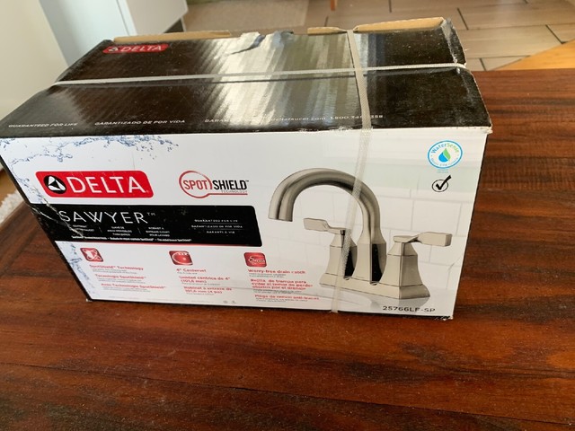 Delta Olmsted 25717lf Sp Bathroom Spotshield Faucet Brushed
