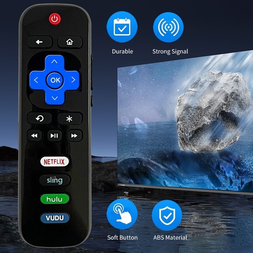 2Pcs RC280 Replacement Remote for TCL ROKU TV Radio Vudu 55FS3750 TCL - Picture 6 of 9