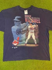 90s Cleveland Indians - Omar Vizquel - Vintage MLB Player T-Shirt 2XL 
