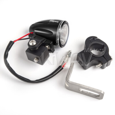 KiWAV Explorer 1.6'' 3W LED Footwell Light Black Aluminum for Ducati IP67