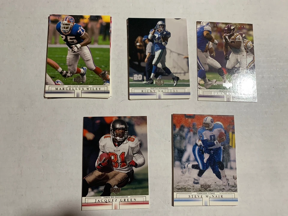 2001 Upper Deck Football Pick the Cards You Need - Image 4 of 4