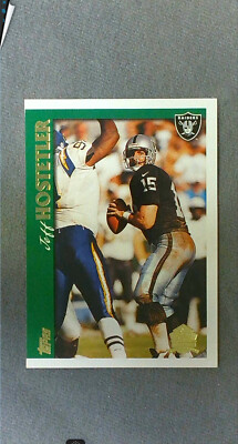 1997 Topps Minted in Canton #95 Jeff Hostetler Raiders