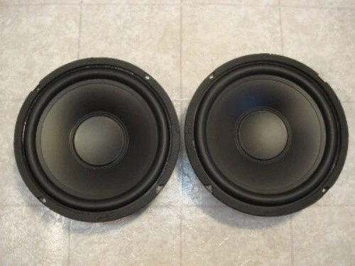 НОВЫЕ (2) 8-дюймовые сменные динамики пара 4 Ом басовые сабвуферы автомобильный домашний аудио сабвуфер - Изображение 2 из 4