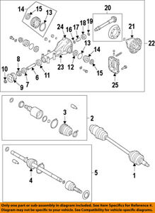 Subaru Rear Differential Chart