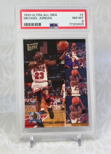 Michael Jordan PSA 8 1993 Fleer Ultra First Team All-NBA #2