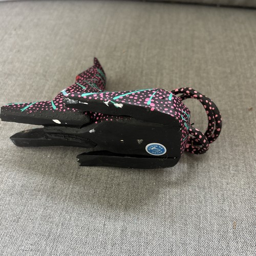 Vintage 4,5" Holz Katze Schnitzerei handbemalt - OAXACAN? - Mexiko - NICHT signiert - Bild 7 von 8