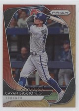 2020 Panini Prizm Tier II Hot Box Red Orange Prizm Cavan Biggio #120 0a4s