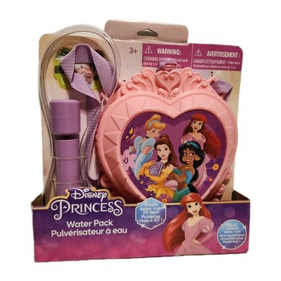 Disney Princess Water Pack Backpack Blaster Squirt Gun Blasts Water 30+ Feet