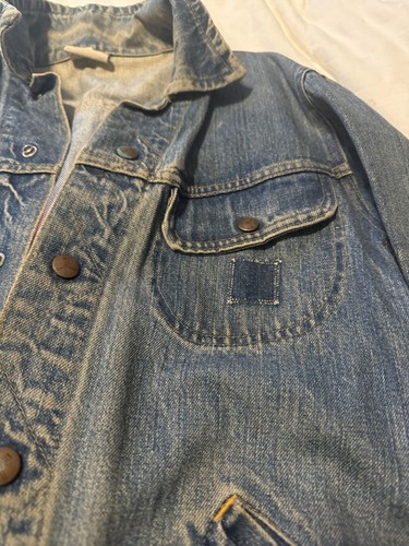 Chaqueta Denim Grateful Dead Pintada a Mano De Colección Años 90 LOTE Rara M 44 - Imagen 4 de 5