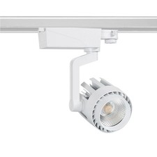 Spot LED sur Rail Triphasé 30W Dora Blanc