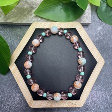 Handmade Bead Beaded Stackable 7.5  Plus Stretch Bracelet New Free Ship C1515