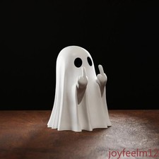 Ghost Cartoon Figurine PVC Toy Cute Desktop Decoration Black Prop Christmas Gift