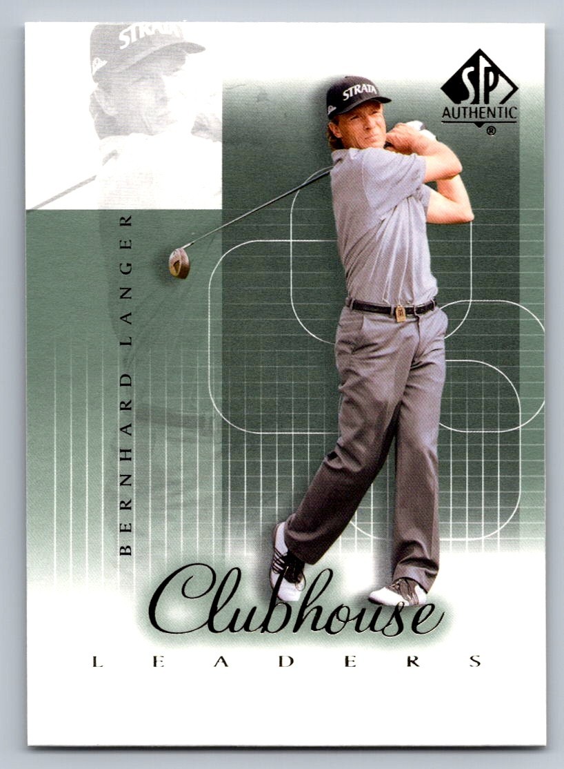 2002 UPPER DECK GOLF CARD CLUBHOUSE #60SPA BERHARD LANGER