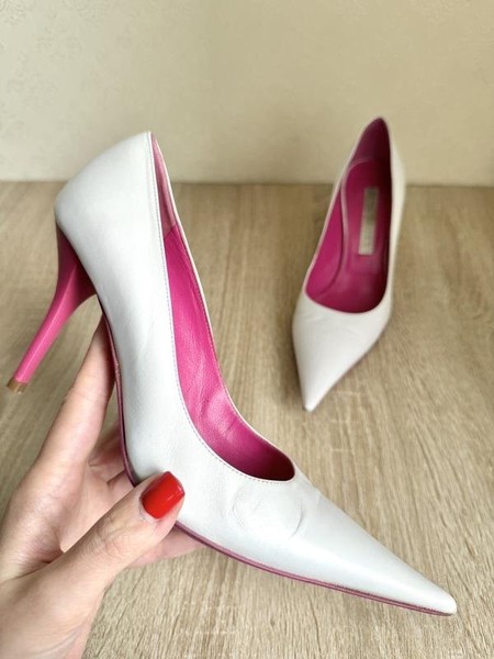 Women Gianmarco Lorenzi Heels White Leather 36