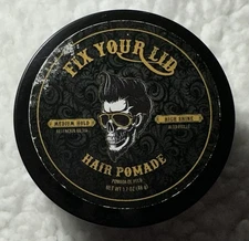 🍒 Fix Your Lid Hair Pomade Medium Hold High Shine 1.7 Oz‼️Open Box
