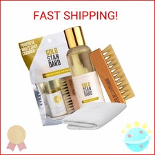 Gold Standard Premium Shoe Cleaning Kit   4oz Sneaker Cleaner Solution with Micr