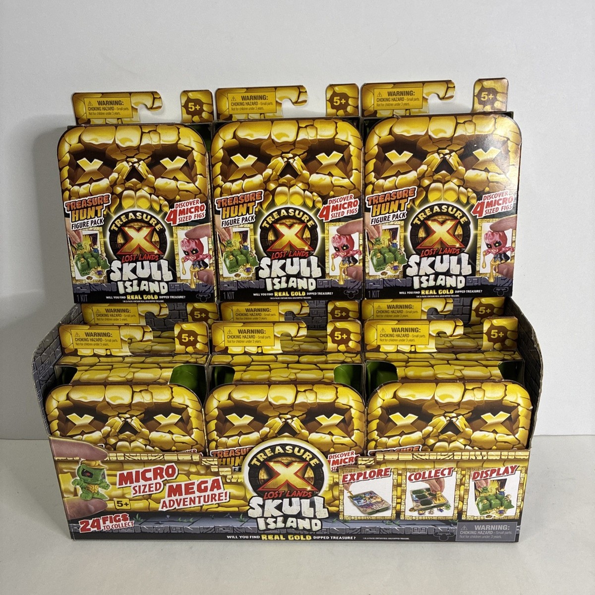 Treasure X Lost Lands Skull Island Lot Of 9 Treasure Hunt Figure